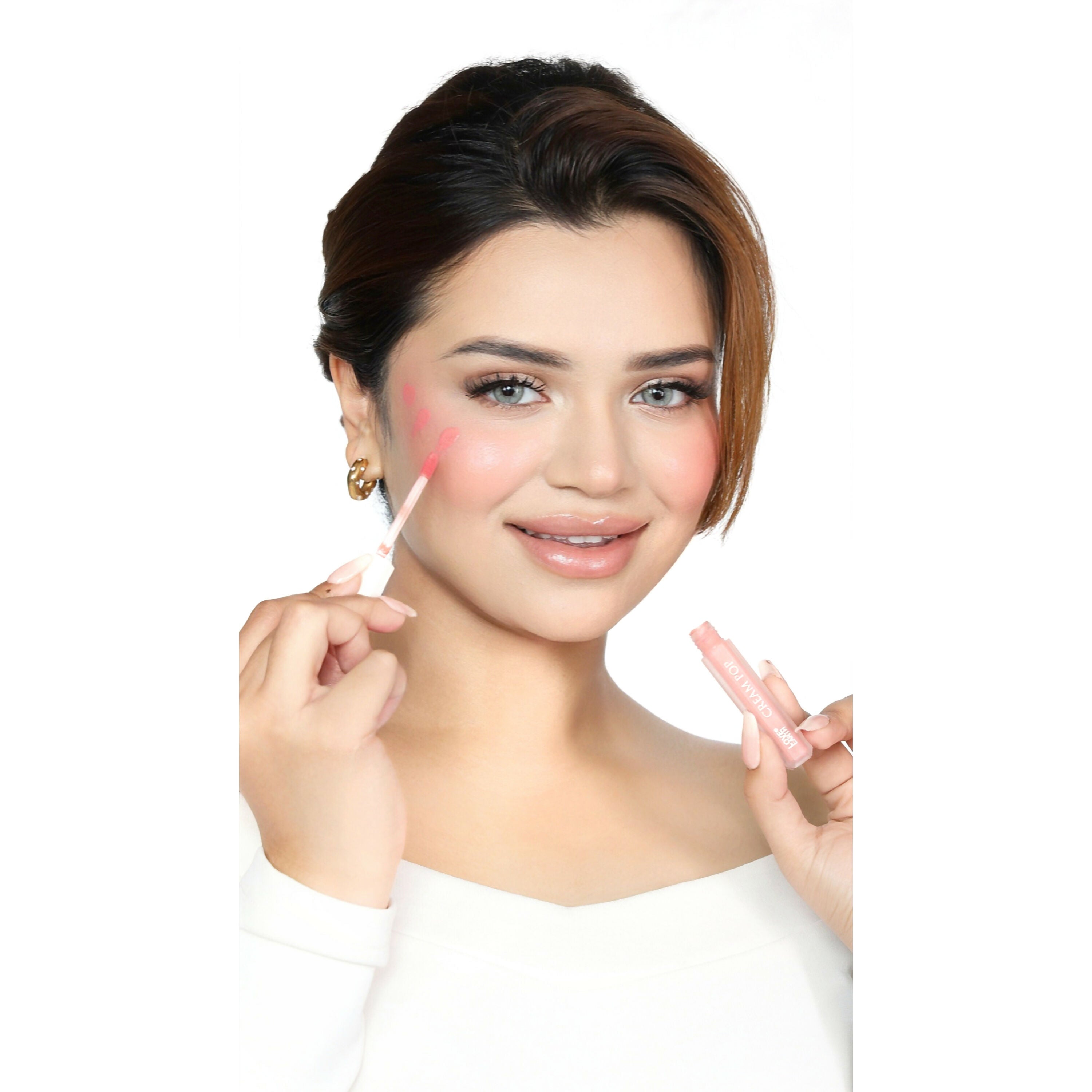 Love Earth Cream Pop Blush - Aster