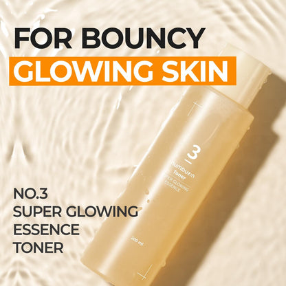 Numbuzin No.3 Super Glowing Essence Toner - Distacart