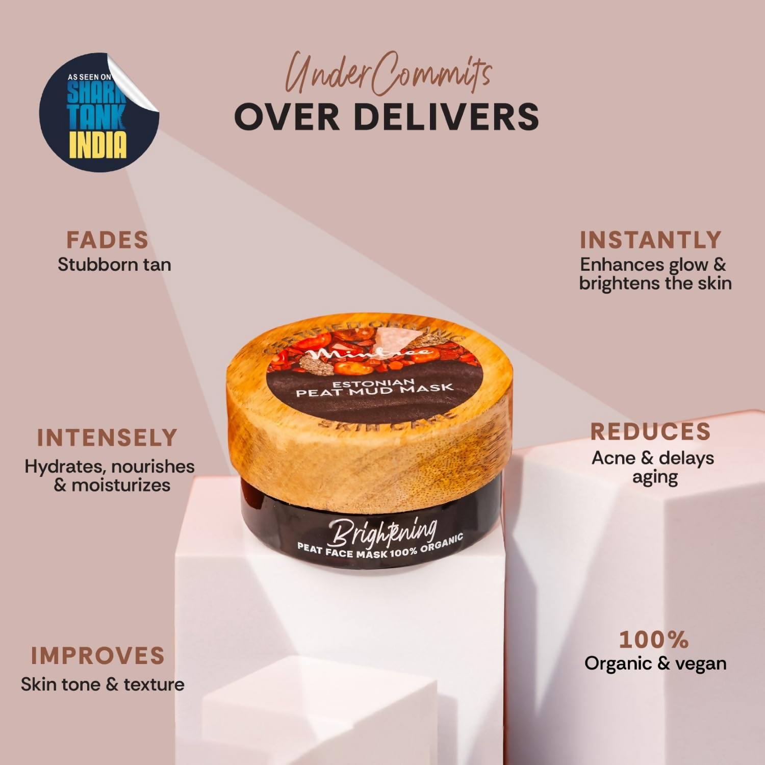 Mintree Certified Organic & Vegan Estonian Peat Mud Mask - Distacart