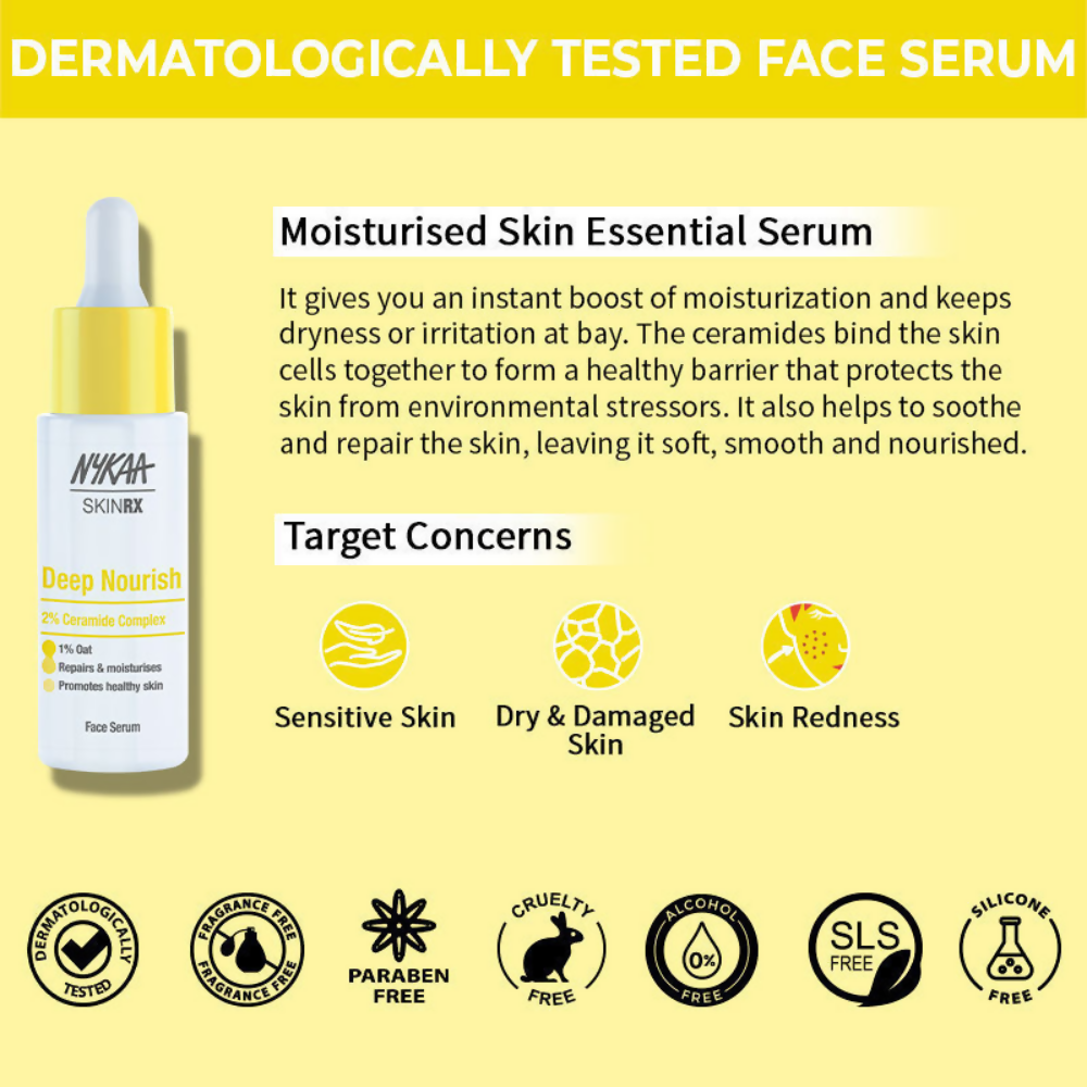 Nykaa SkinRX 2% Ceramide Face Serum - Distacart