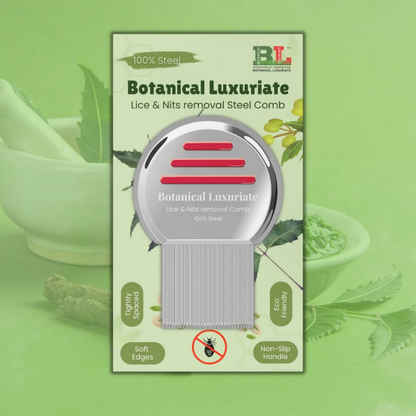 Botanical Luxuriate Lice and Nit's Removal Comb - Red - Dista