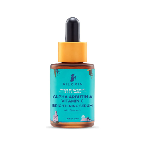 Pilgrim 2% Alpha Arbutin & 3% Vitamin C Brightening Face Serum For Glowing Skin - Korean Skin Care - Distacart