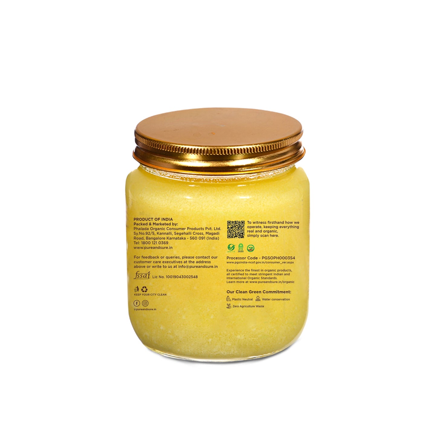 Pure & Sure Organic Desi Ghee - Distacart