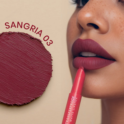NY Bae Transfer-proof Matte Crayon Lipstick – Sangria 03 - Distacart