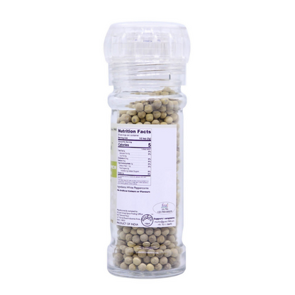 Tassyam Organics White Pepper Grinder Bottle - Distacart