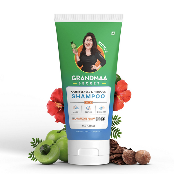 Nidhi'S Grandmaa Secret Curry Leaf & Hibiscus Shampoo