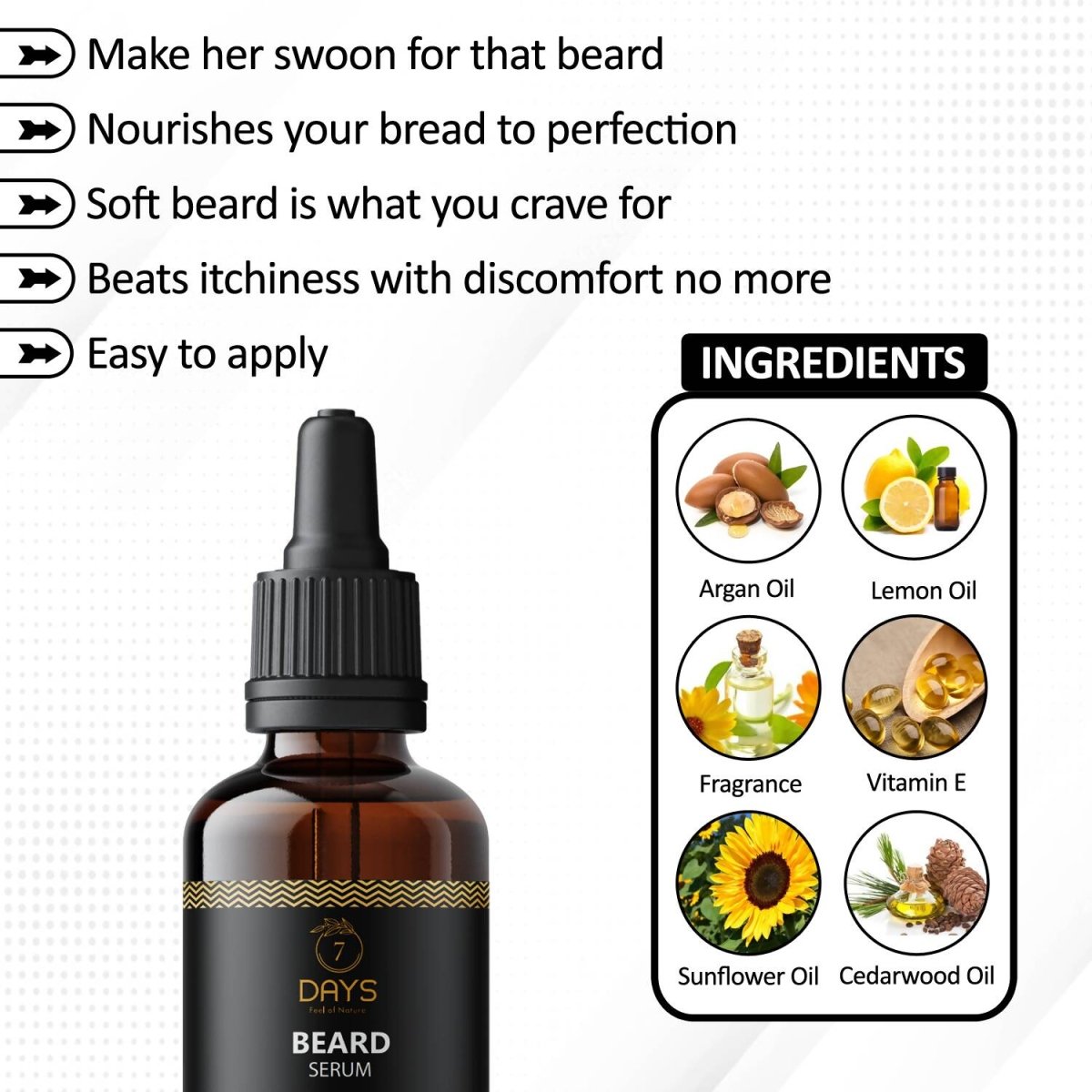 7 Days Beard Serum - Distacart