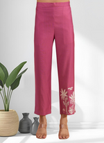 Thumbnail for Joban Fashion Pink Silk Embroidered Readymade Cord Set - Distacart