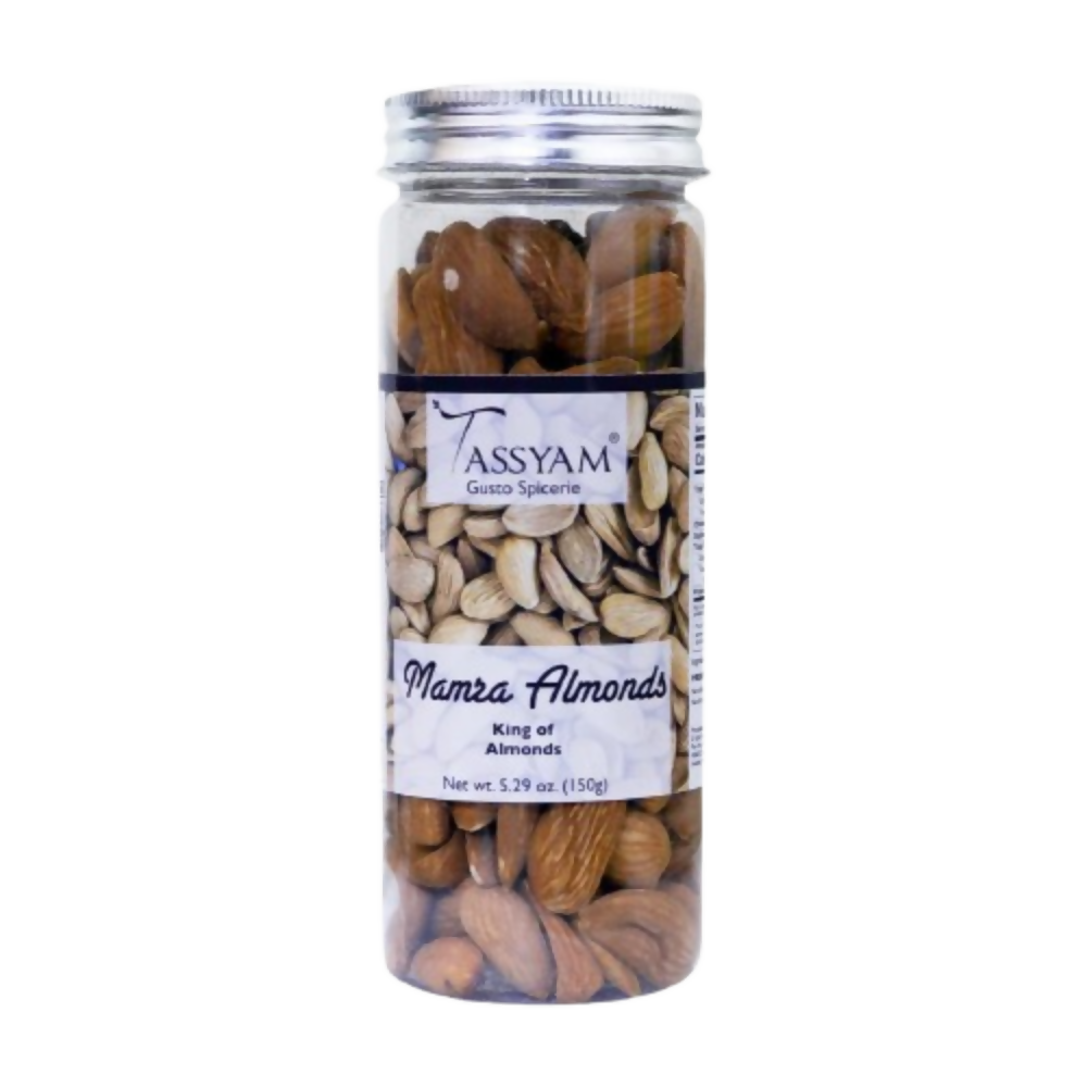 Tassyam Organics Ultra Premium Mamra Almonds - Distacart