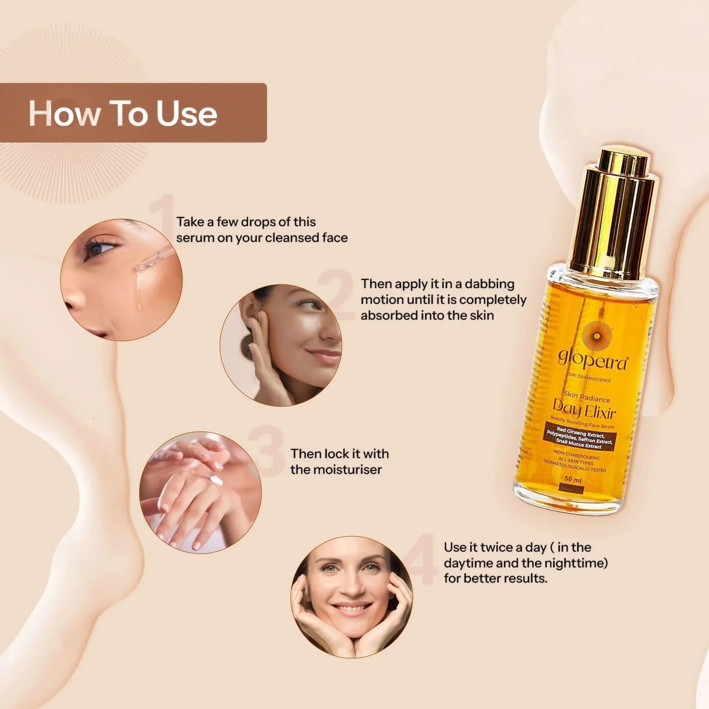 Glopetra Day Elixir Face Serum - Dista