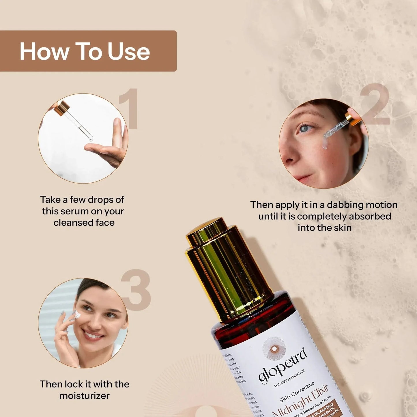 Glopetra Night Elixir Serum - Dista