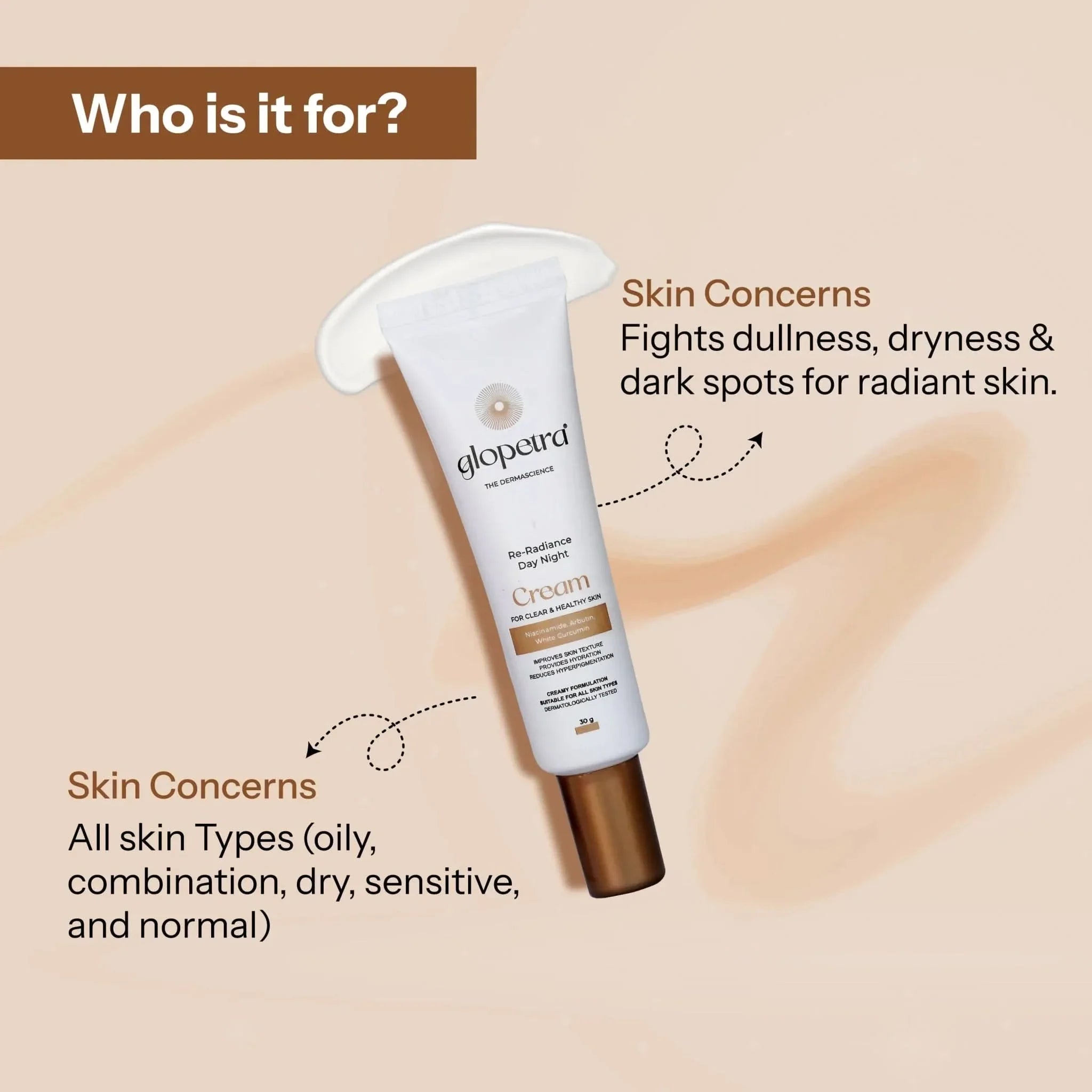 Glopetra Re-Radiance Day Night Cream - Dista