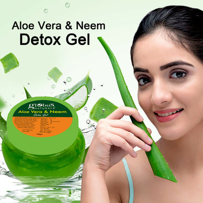 Globus Naturals Aloe vera neem Gel - Distacart