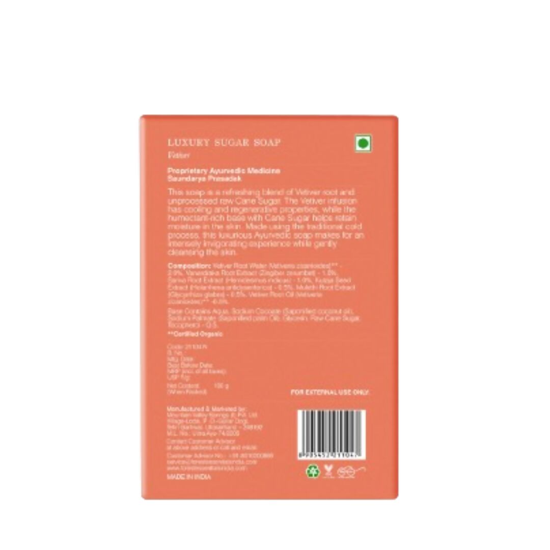 Forest Essentials Luxury Sugar Soap Vetiver - Distacart