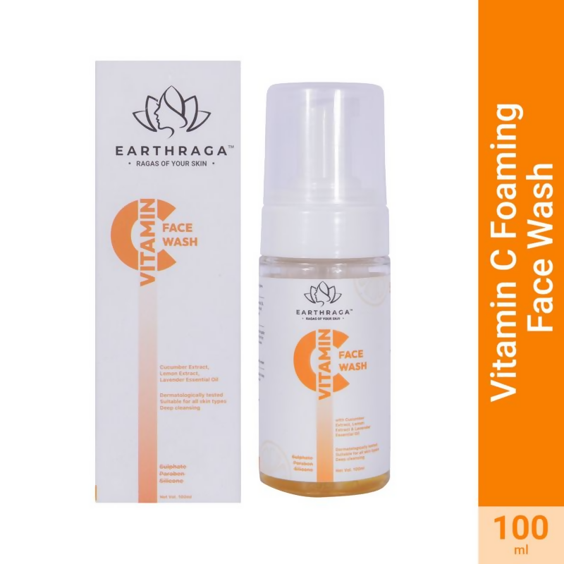 Earthraga Vitamin C Foaming Face Wash - Distacart