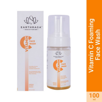 Earthraga Vitamin C Foaming Face Wash - Distacart