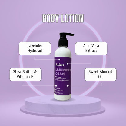 Atisa Lavender Oasis Body Lotion - Distacart