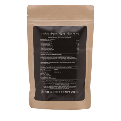 Ashpveda Natural Mild Black Hair colour - Distacart
