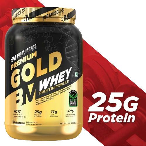 Big Muscles Nutrition Premium Gold Whey Protein - Distacart