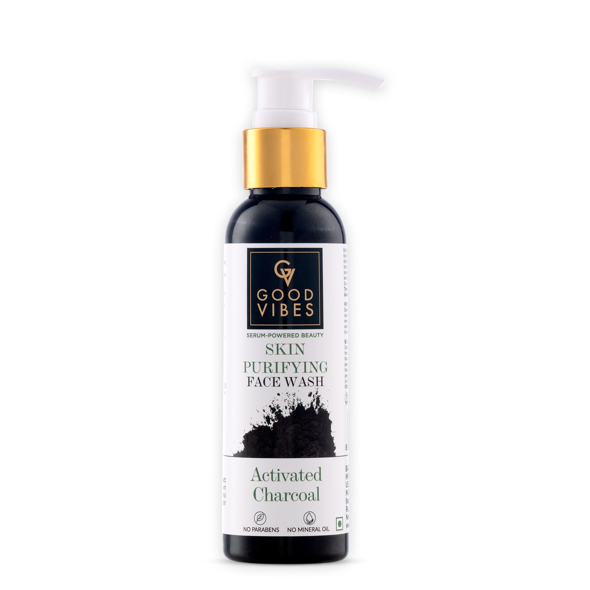 Good Vibes Activated Charcoal Deep Cleansing Face Wash - Distacart