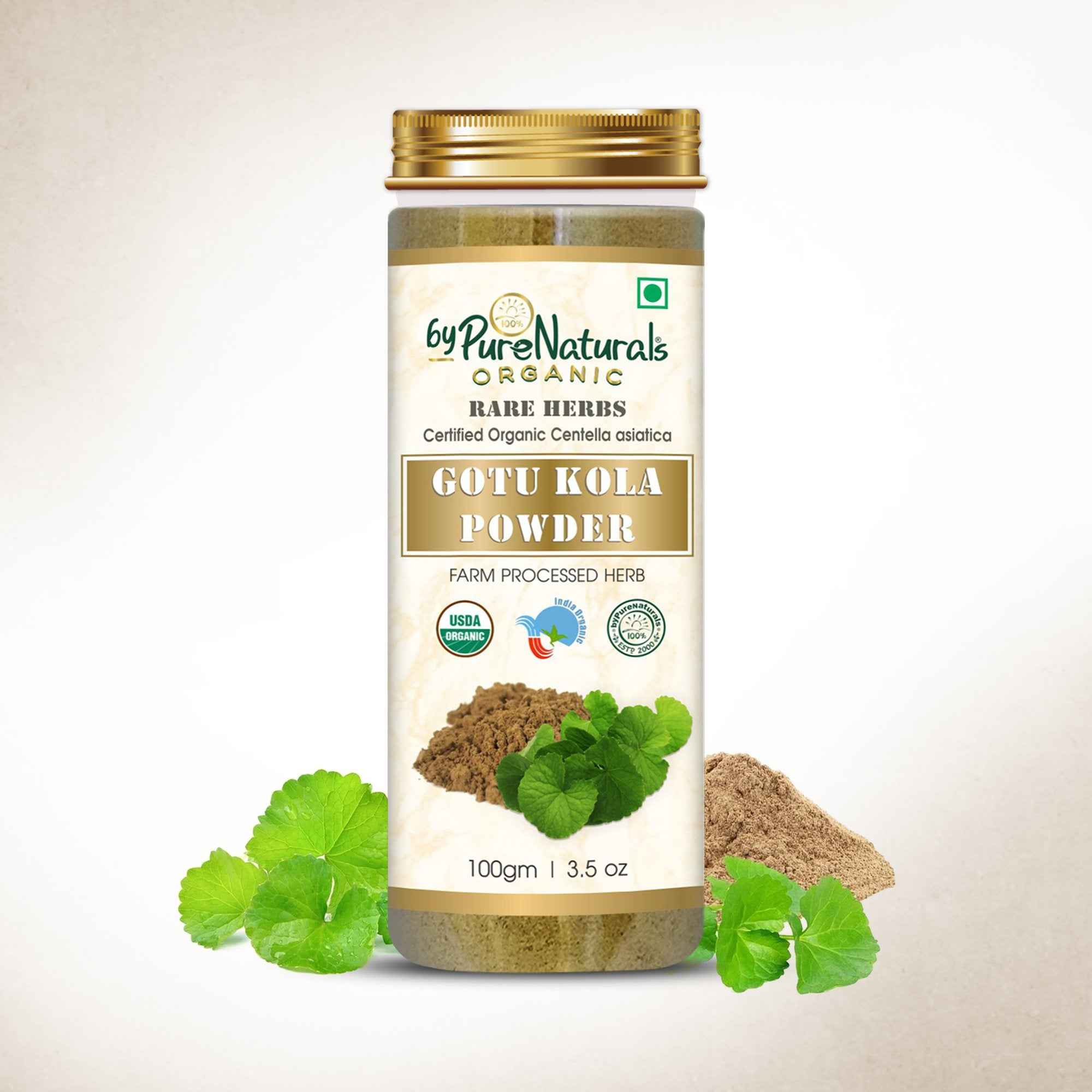 byPureNaturals Organic Gotu Kola Powder - Dista