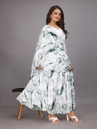 Thumbnail for Dishitha Creation Women Floral Printed Designer Gown - Green - Distacart