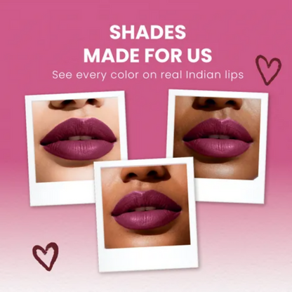 NY Bae Velvet Mousse Liquid Lipstick - Passionate Plum 03 - Distacart