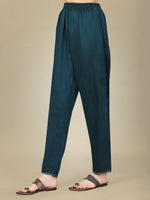 Thumbnail for Jyoti Fashion Women's Morpich Silk Blend Embroidery & Sequence work Kurta with Trouser & Dupatta - Distacart
