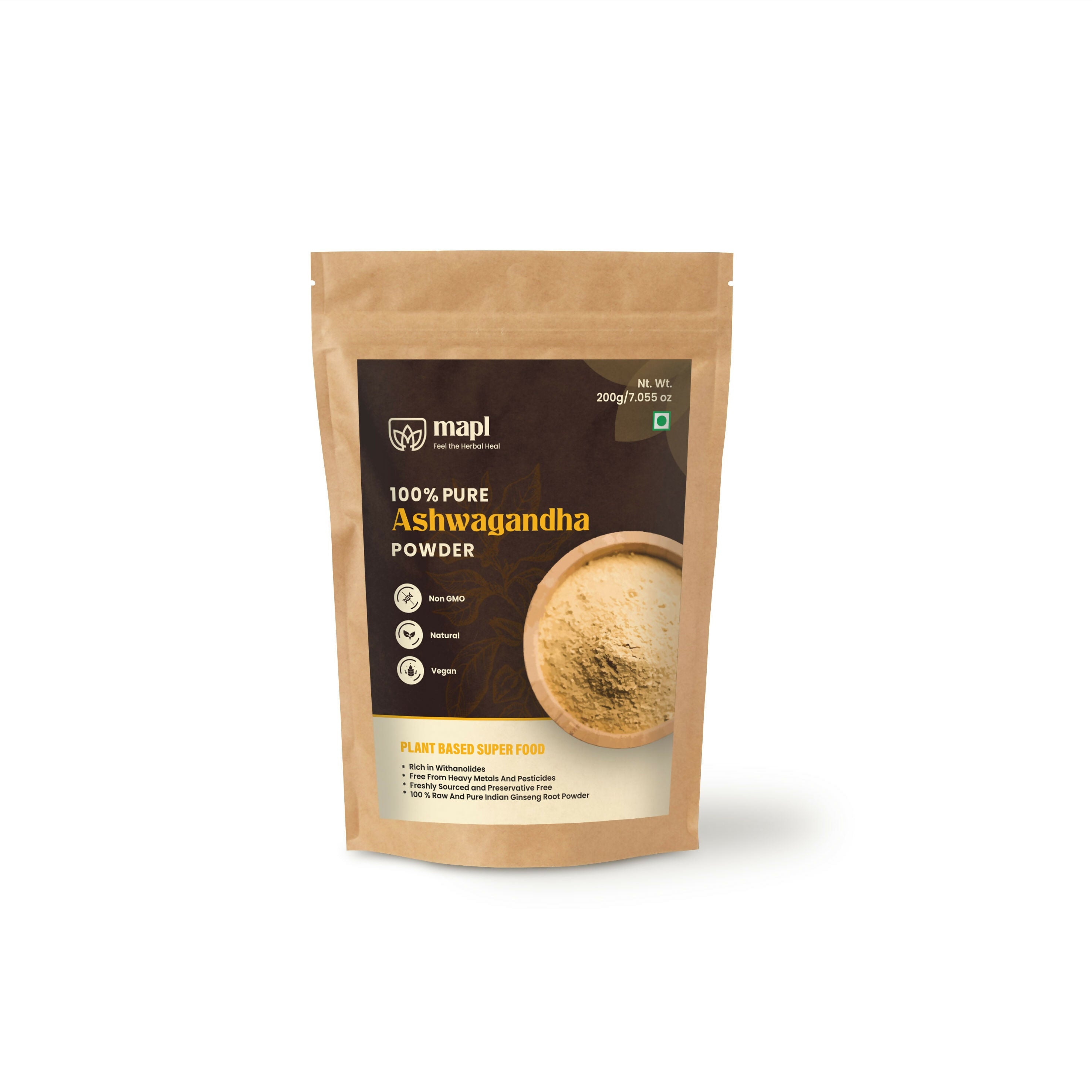 MAPL Ashwagandha Root Powder - Distacart