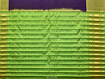 Thumbnail for Green and Blue Gadwal Silk Handloom Saree with Mango Pallu Design - Global Threads - Distacart