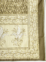Thumbnail for Yufta Green Pure Cotton Paisley Thread Work Kurta Dupatta Pant Set