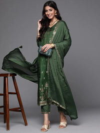 Thumbnail for https://cdn.shopify.com/s/files/1/0341/4805/7228/files/green-self-design-silk-straight-kurta-with-dupatta-libas-4.jpg?v=1738919034