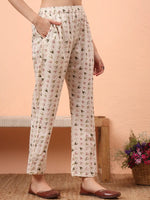 Thumbnail for Yufta Green Straight Thared Work Kurta Trouser Dupatta Set