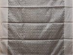 Thumbnail for Grey Cut Work Tussar Cotton Saree with All Over Jamdani Style Design - Global Threads - Distacart
