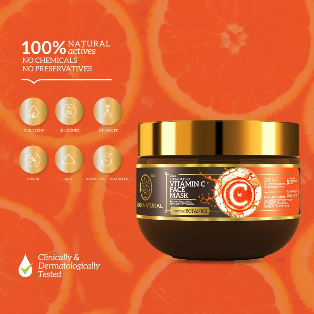 Khadi Natural Vitamin C Face Mask - Distacart