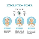 Thumbnail for Love Earth Exfoliation Toner Infused With Glycolic Acid, Mandelic Acid, Lactic Acid, Hyaluronic Acid - Distacart