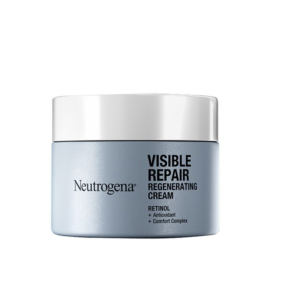 Neutrogena Visible Repair Regenerating Cream with Retinol + Peptide For Anti-Ageing, Wrinkles & Fine Lines - Distacart