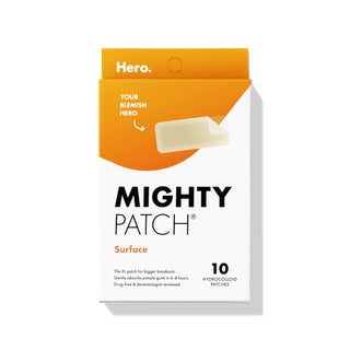 Mighty Patch Surface - Hydrocolloid Large Acne Pimple Patches Spot Treatment for Body and Larger Breakouts on Cheek, Forehead, Chin - Distacart