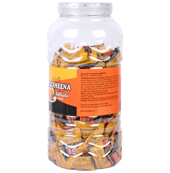 Multani Pachmeena Digestive Narangi Lozenges