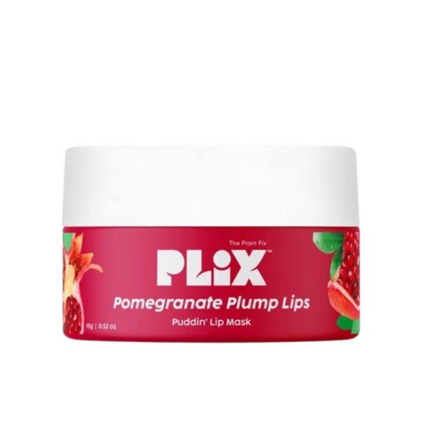 PLIX The Plant Fix Pomegranate Plump Lips Puddin’ Mask for Dry Lips With Chiuri Butter + Vit C - Distacart