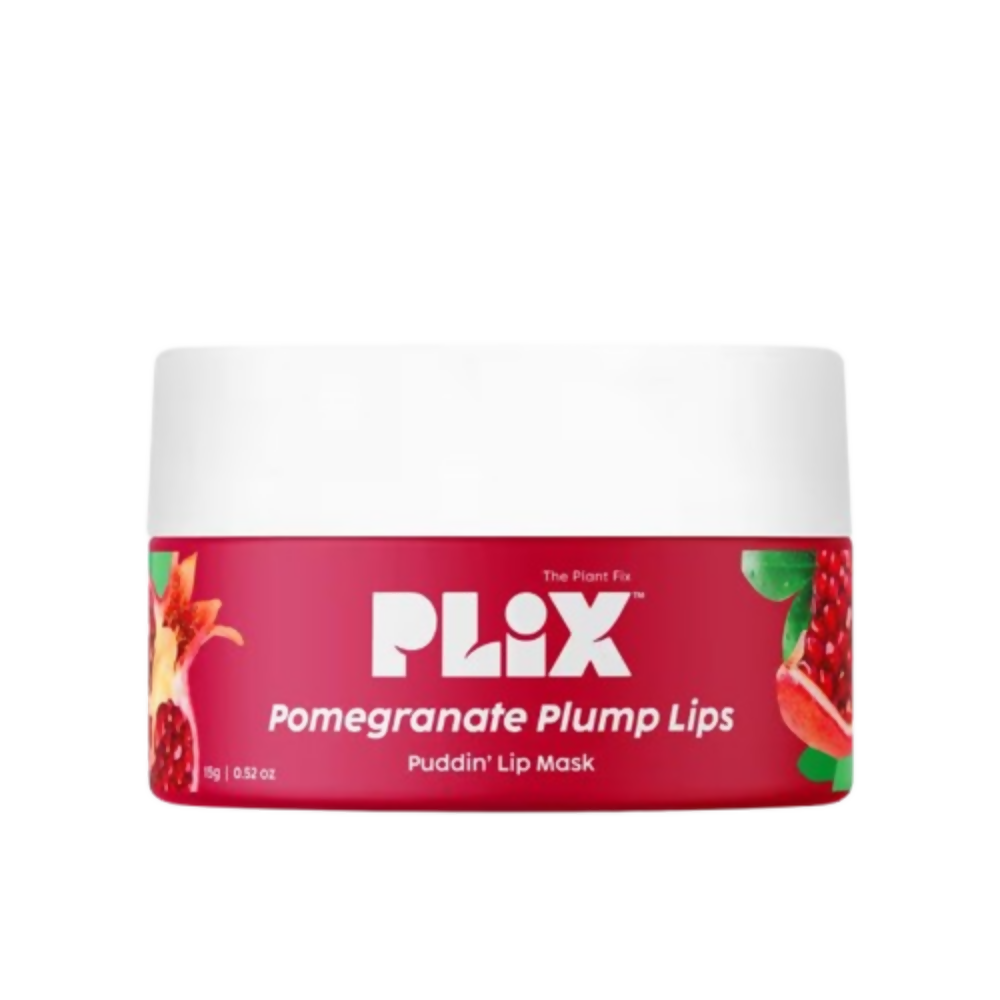 PLIX The Plant Fix Pomegranate Plump Lips Puddin’ Mask for Dry Lips With Chiuri Butter + Vit C - Distacart