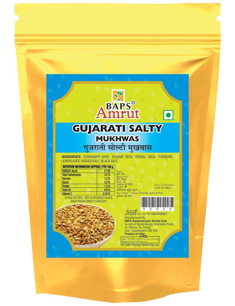 Baps Amrut Gujarati Salty Mukhwas - Distacart