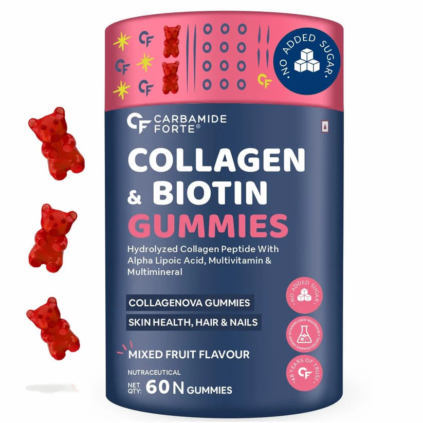 Carbamide Forte Collagen & Biotin Gummies - Distacart