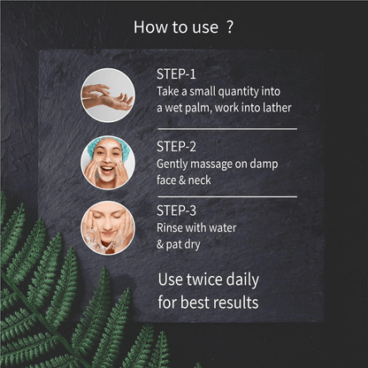 Ayouthveda Charcoal Face wash - Distacart