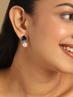 Thumbnail for Nuyug Blue Stone Elegance Anti Tarnish Studs