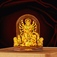 Thumbnail for Rare Planet Earthenware Mata Durga Maa Idol - Distacart