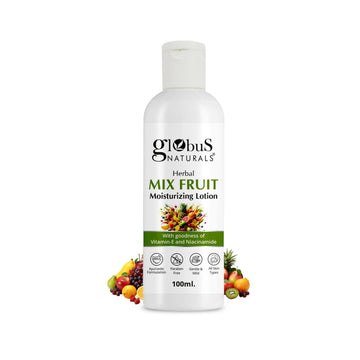 Globus Naturals Herbal Mix Fruit Moisturizing Body Lotion For Radiant, Glowing Skin, All Skin Types - Distacart