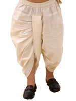 Thumbnail for Lil Drama Mishti White Kurta Dhoti and Jacket For Boys