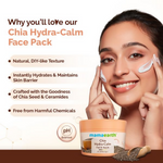Thumbnail for Mamaearth Chia Hydra-Calm Face Pack with Chia Seed & Ceramides - Distacart