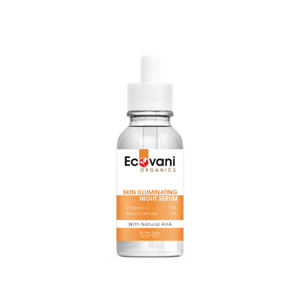 Ecovani Organics Skin Illuminating Night Serum For Anti-Ageing - Distacart